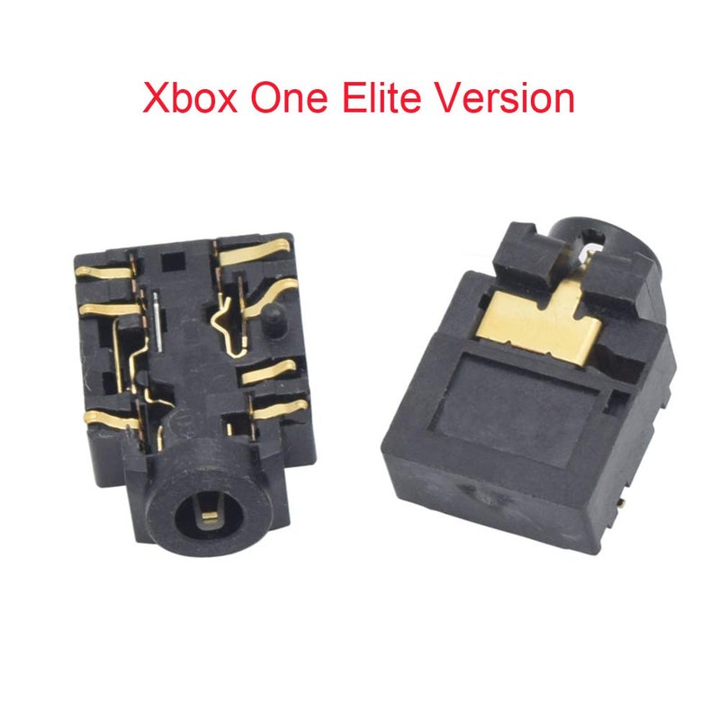 Onyehn 2-pack Replacement Headphone Jack Plug Port 3.5mm Headset Connector Port Socket for XBOX ONE ELITE Controller Model 1698 Replace+ T6 T8 Screwdrivers For XBOX ONE Wireless Controller Repair Part - Image 2